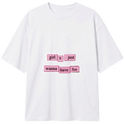 "Baby Look Pinky Girls Just Wanna Have Fun" Camiseta Oversized Classic