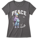 "Produto #009 Baby look PEACE IN CHRIST" Blusa Baby Look