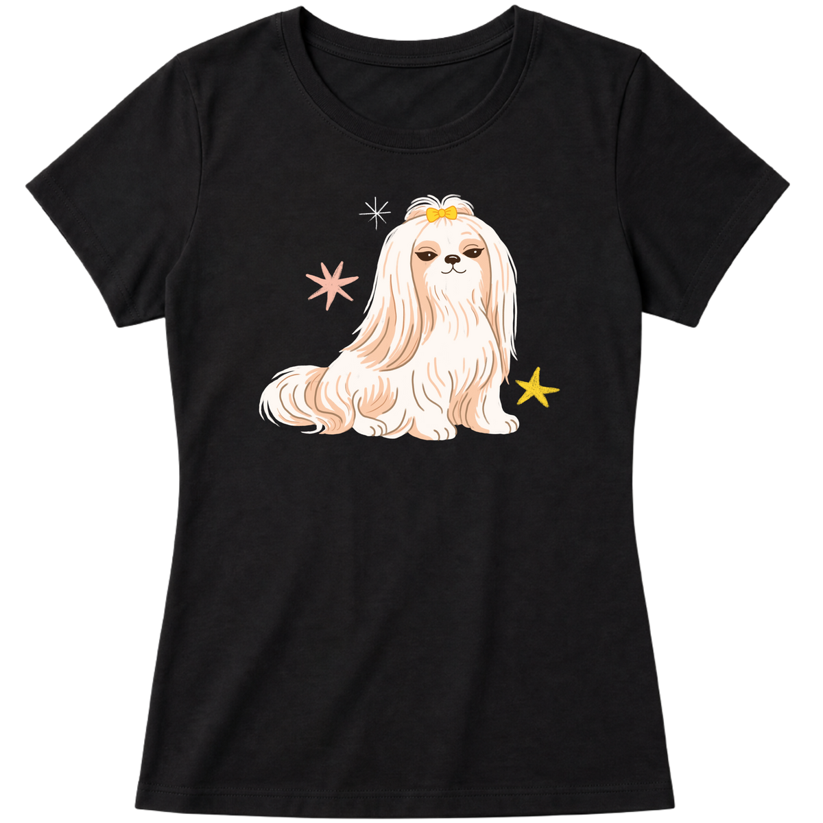 "lhasa apso" Blusa Baby Look