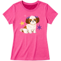 "Shih-tzu" Blusa Baby Look