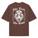 "The Lion The Lamb" Camiseta Oversized Suedine 220g