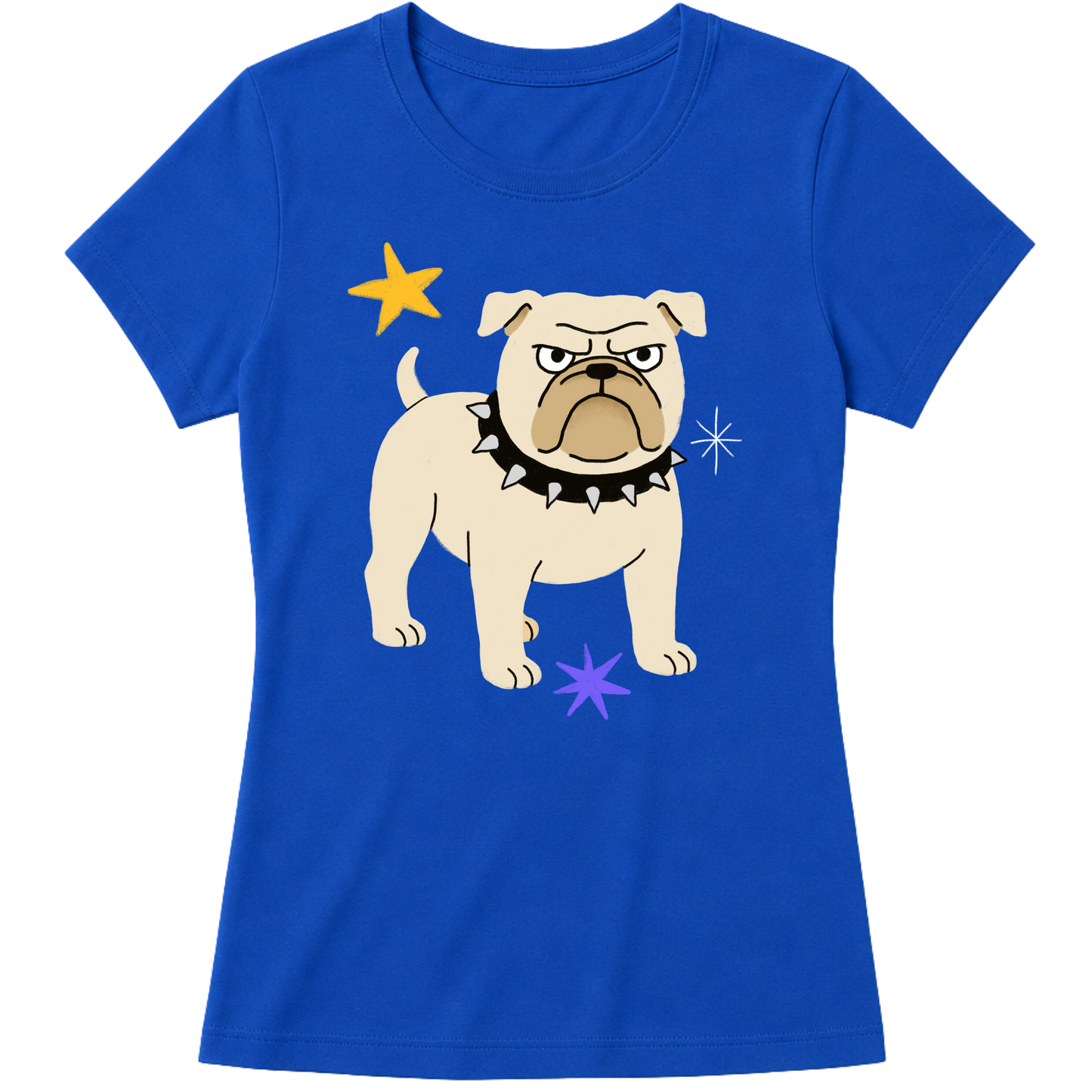 "Bulldog" Blusa Baby Look