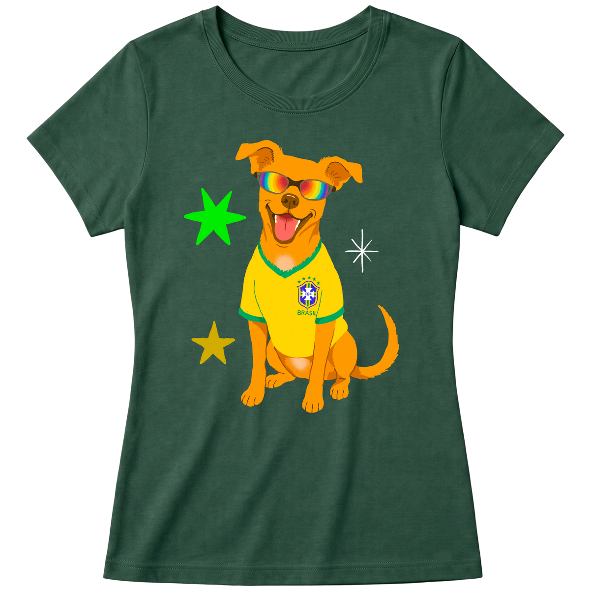 "Caramelo brasileiro" Blusa Baby Look