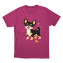 "Chihuahua pelo longo" Camiseta Básica Unissex