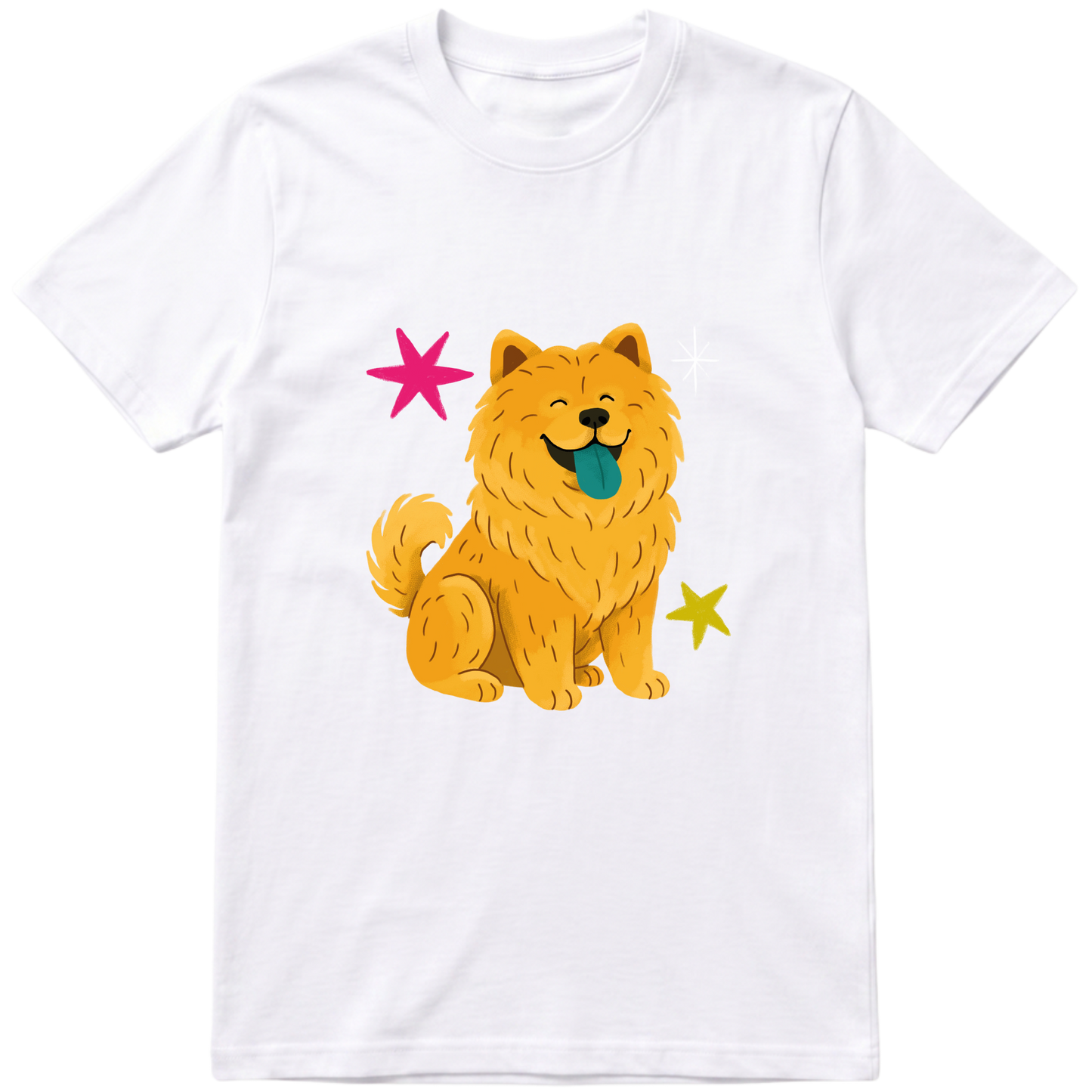 "chow chow" Camiseta Básica Unissex