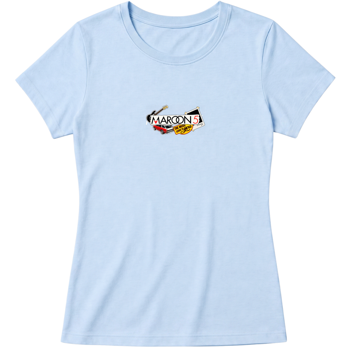 "Maroon 5 - Elementos" Blusa Baby Look