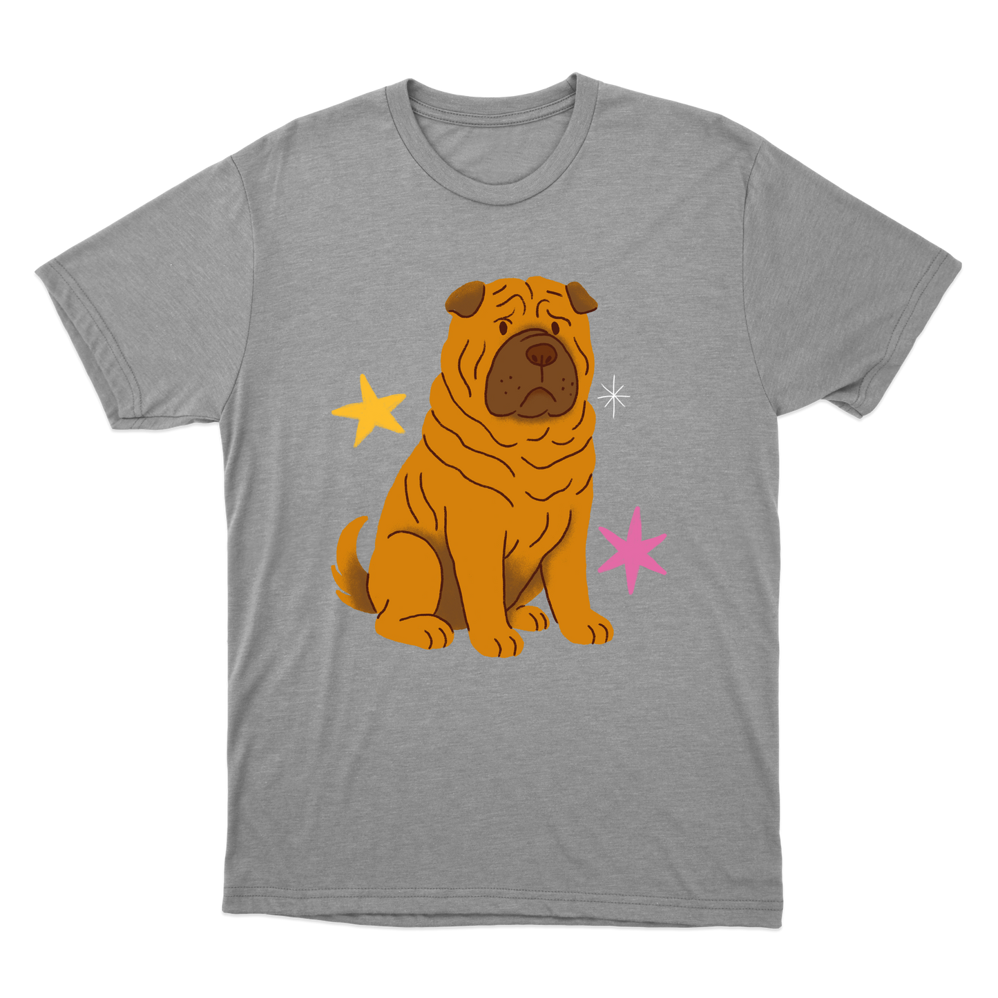 "Sharpei" Camiseta Básica Unissex