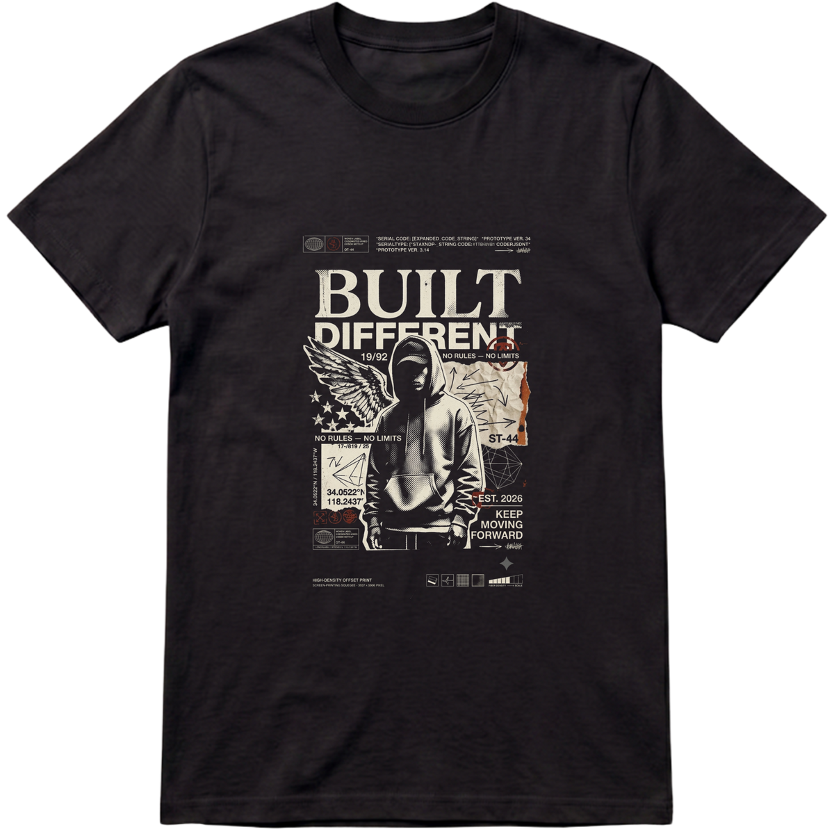 "BUILT DIFFERENT" Camiseta Premium Unissex