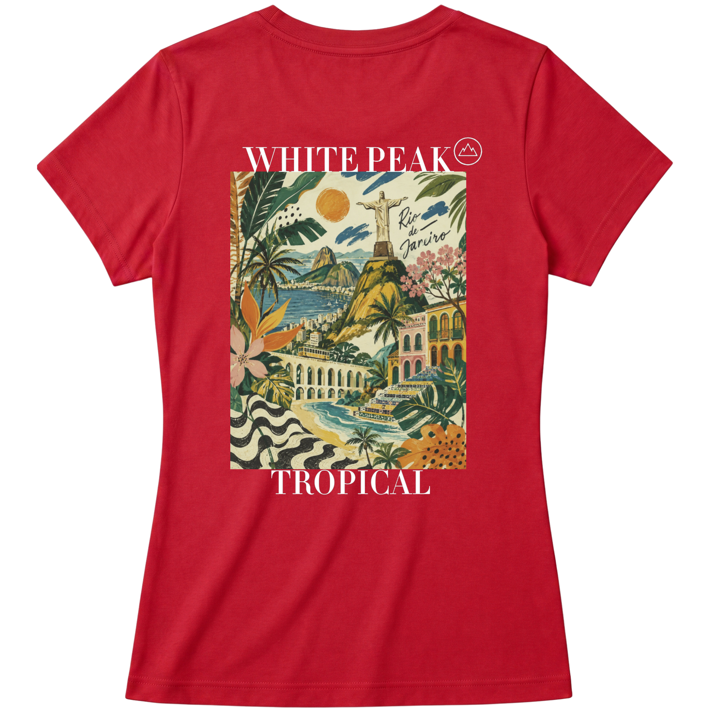 "TROPICAL" Blusa Baby Look