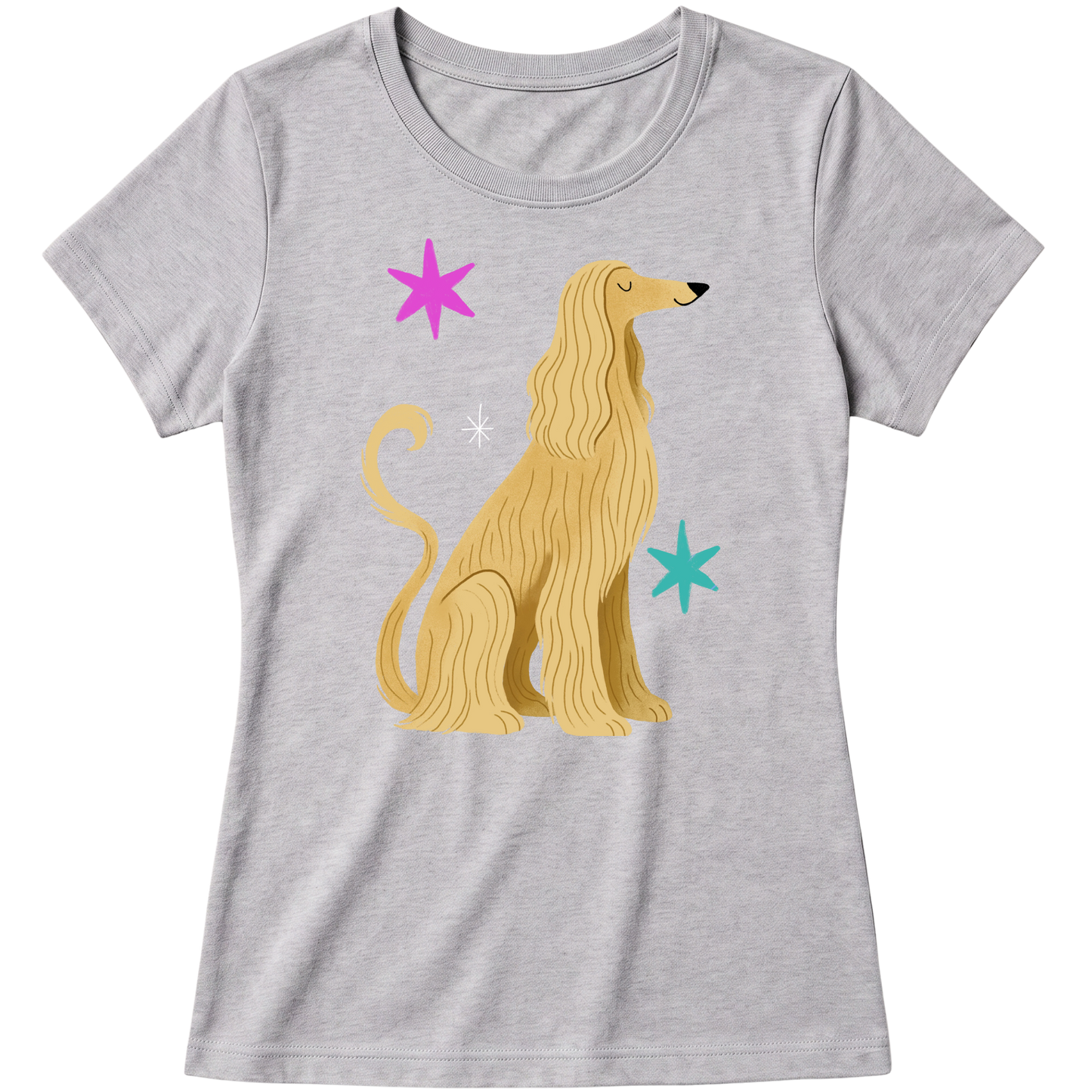 "Galgo Afegão" Blusa Baby Look