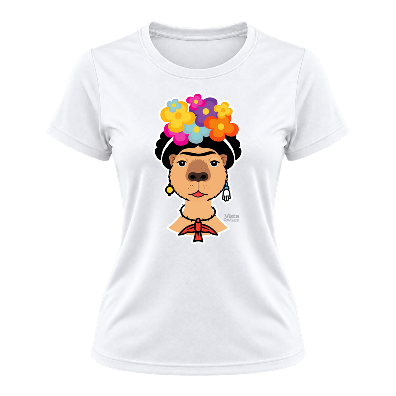 "Frida Kahpivara DTF" Camiseta Dryfit Feminina Basic