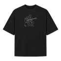 "VIOLÃO MAZIN SILVA" Camiseta Oversized Suedine 220g
