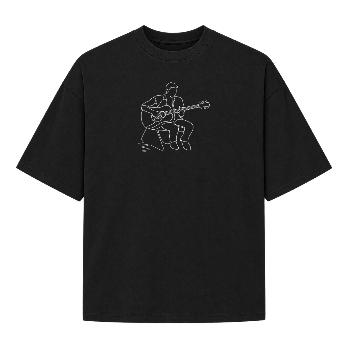 "VIOLÃO MAZIN SILVA" Camiseta Oversized Suedine 220g