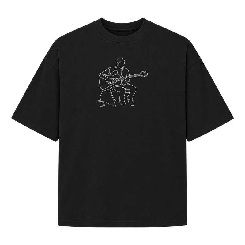 "VIOLÃO MAZIN SILVA" Camiseta Oversized Suedine 220g