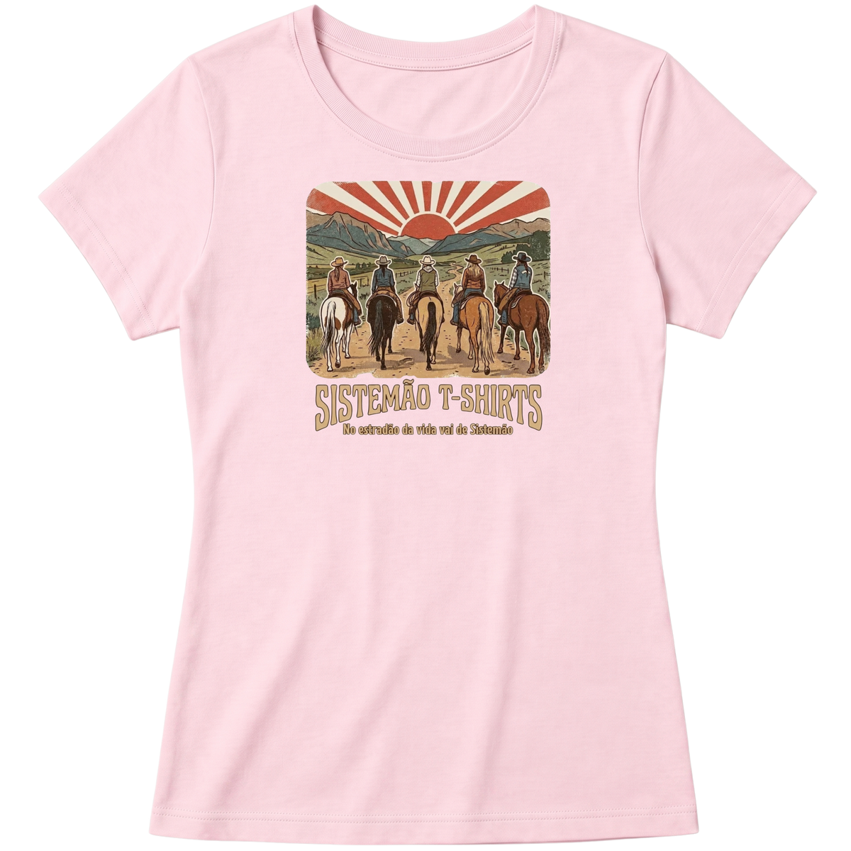 "Estampa/AMAZONAS" Blusa Baby Look