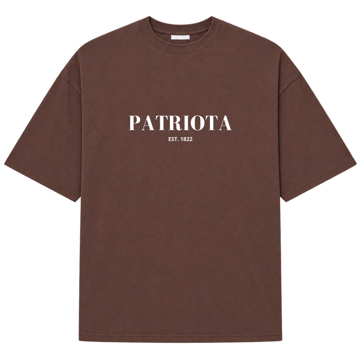 "PATRIOTA." Camiseta Oversized Suedine 220g
