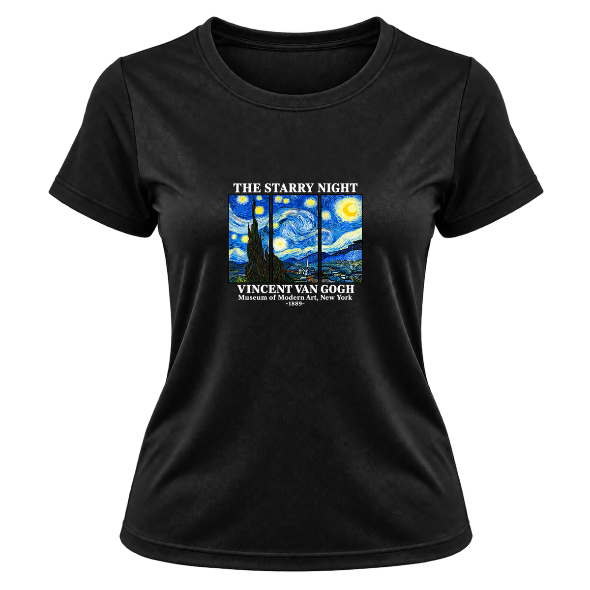 "Camiseta Dryfit Feminina Basic - Van Gogh" Camiseta Dryfit Feminina Basic