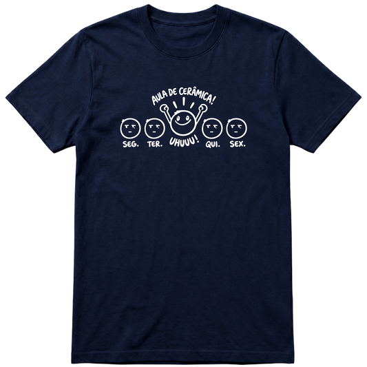 "Aula de cerâmica" Camiseta Básica Unissex