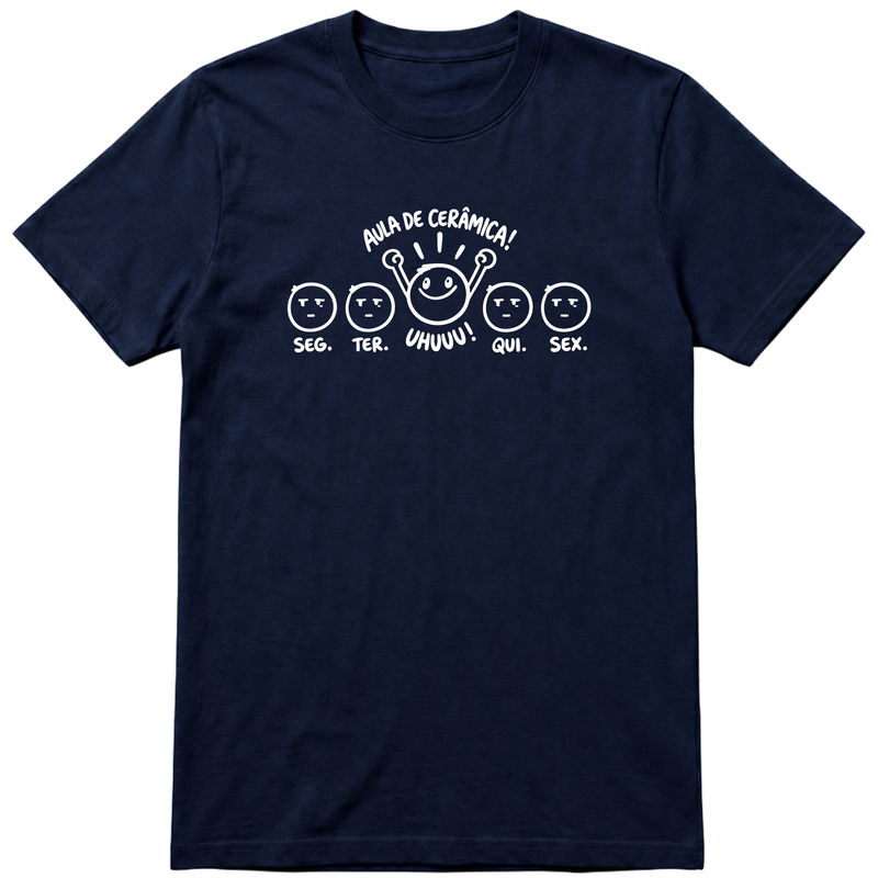 "Aula de cerâmica" Camiseta Básica Unissex