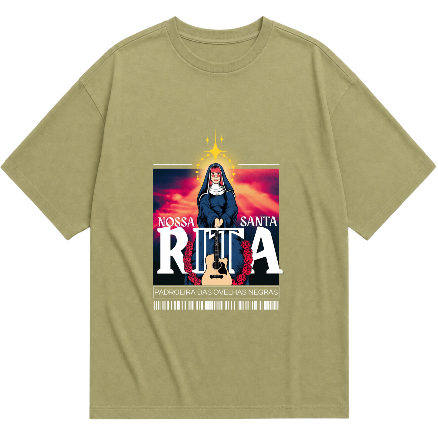 "Santa Rita Lee" Camiseta Oversized Básica
