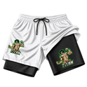 "Short Dryfit 2 em 1 TITAN" Short 2 em 1