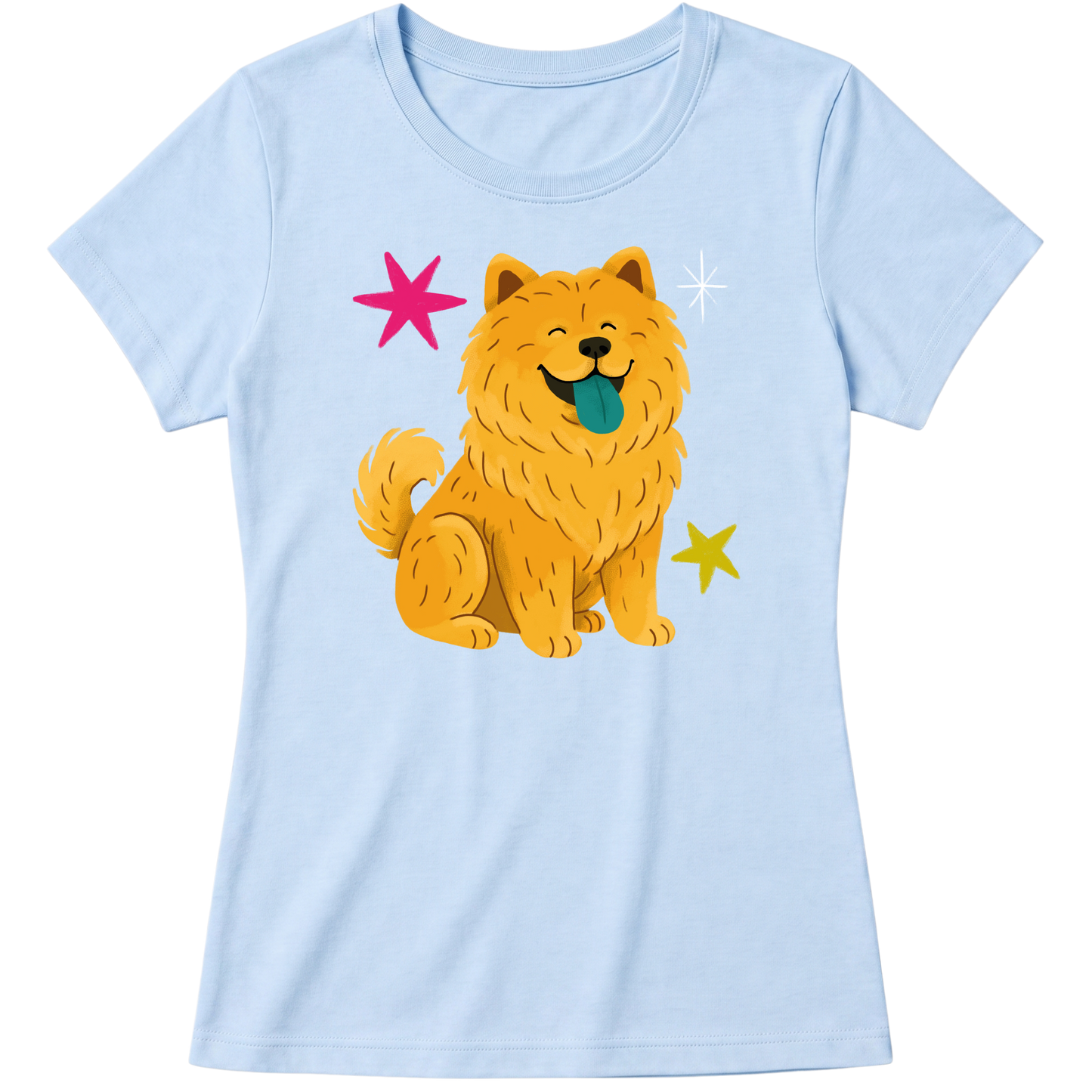 "Chow chow" Blusa Baby Look
