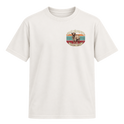"Estampa/POR FÉ" Camiseta Regular Suedine