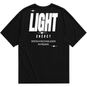 "Camiseta Oversized Light Energy - Streetwear Drop" Oversized Básica 30.1