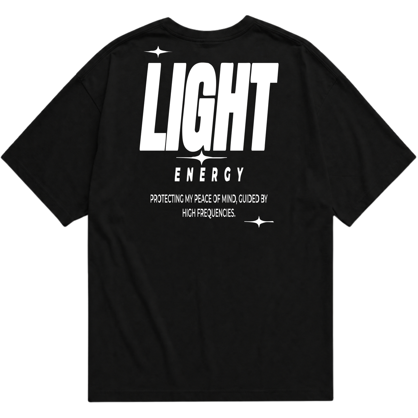 "Camiseta Oversized Light Energy - Streetwear Drop" Oversized Básica 30.1