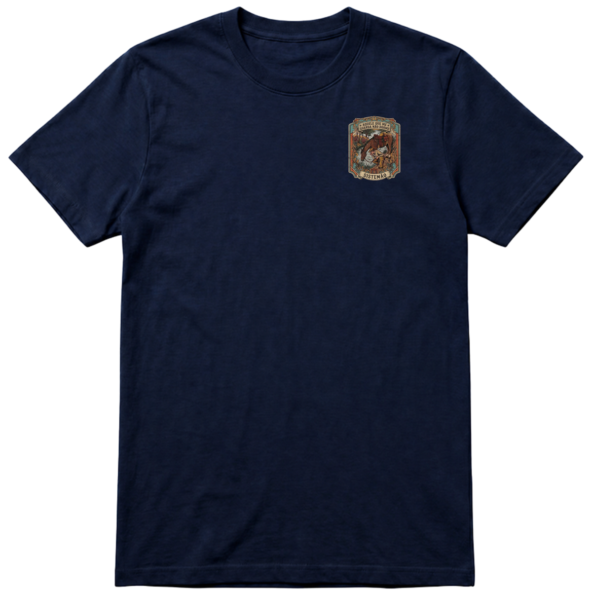 "Estampa QUEM ME GUARDA NÃO DORME" Camiseta Premium Unissex Bunker Studios