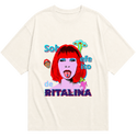 "Camiseta over - Sob o efeito de Ritalina" Camiseta Oversized Básica