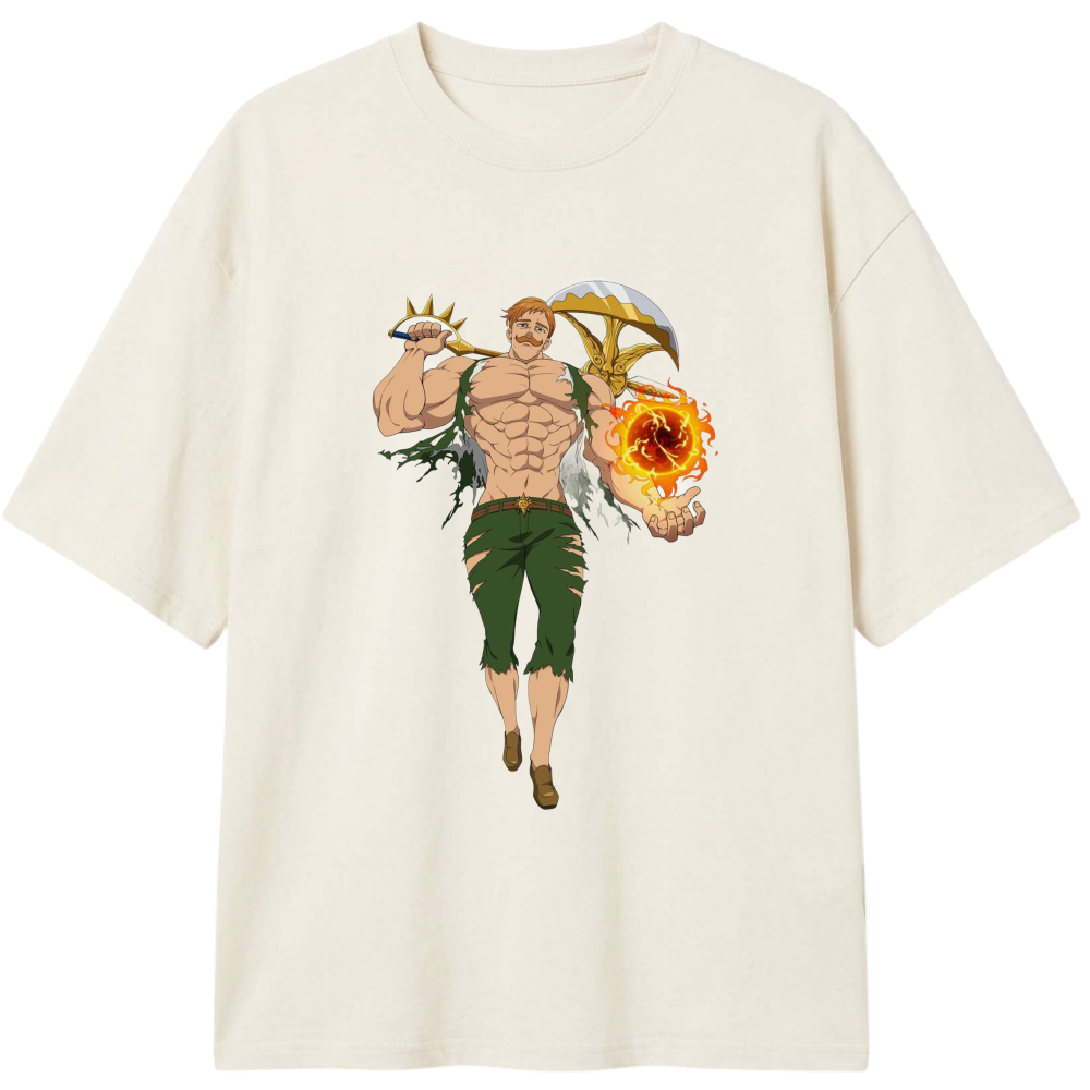 "Camiseta Oversized Classic Escanor" Camiseta Oversized Classic