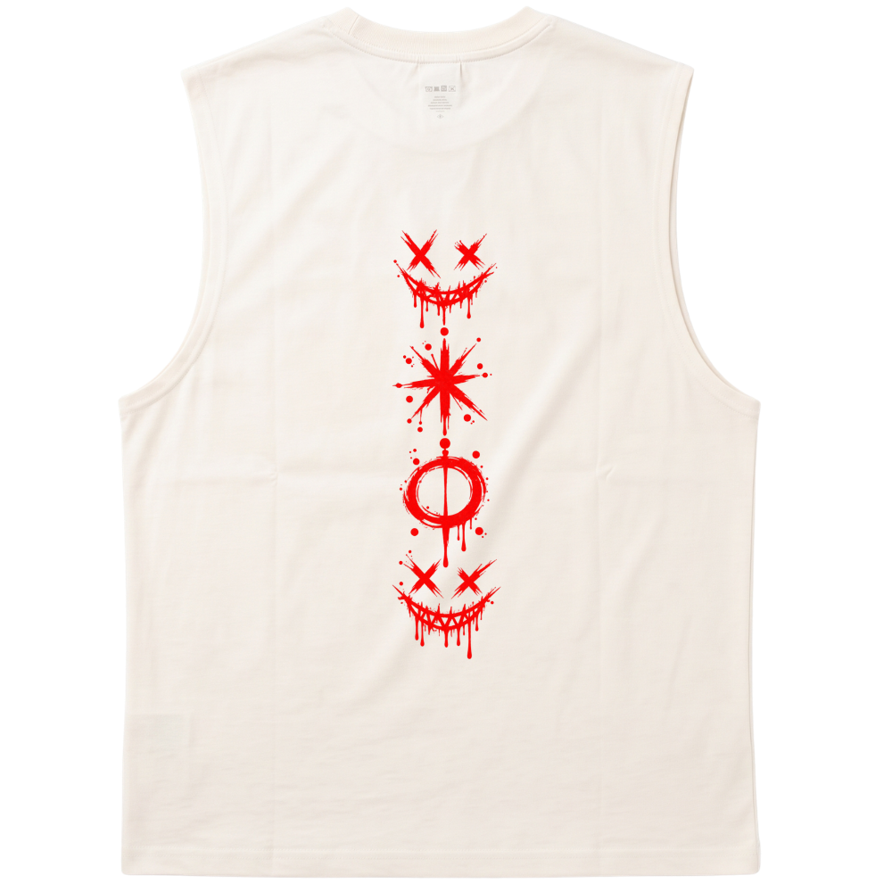 "Tank Top Machão Suedine - Savage Smile" Tank Top Machão Suedine