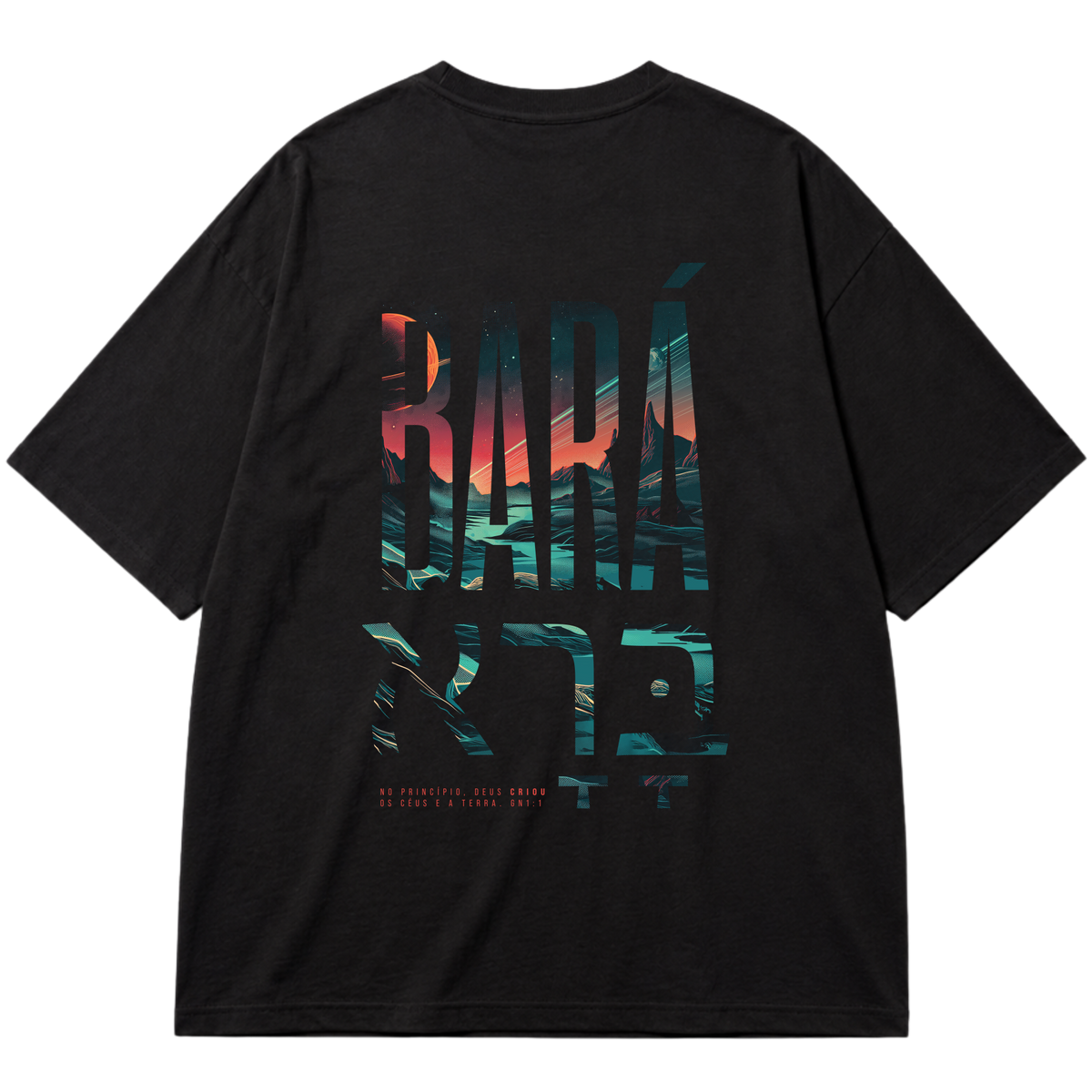 "Bará - Criação | Cotton" Oversized Premium 96% algodão 4% Elastano