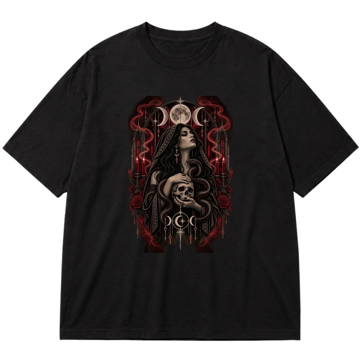 "Witch's Guide" Oversized Premium 96% algodão 4% Elastano
