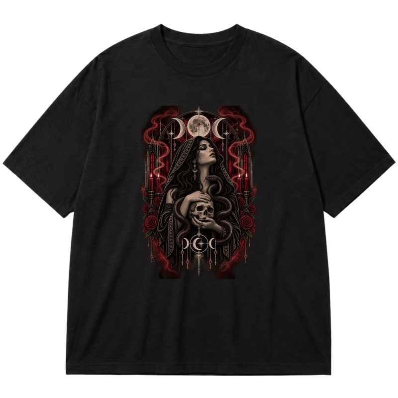 "Witch's Guide" Oversized Premium 96% algodão 4% Elastano