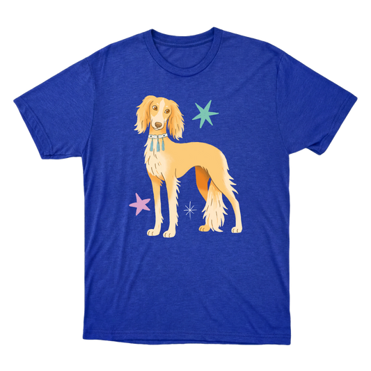 "Saluki" Camiseta Básica Unissex