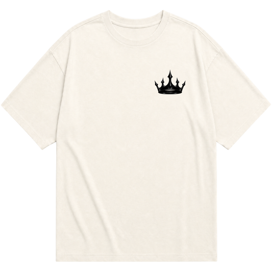 "UNBOUND CROWN — Black Edition" Camiseta Oversized Básica