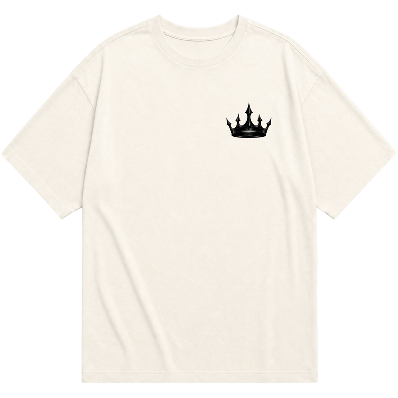 "UNBOUND CROWN — Black Edition" Camiseta Oversized Básica