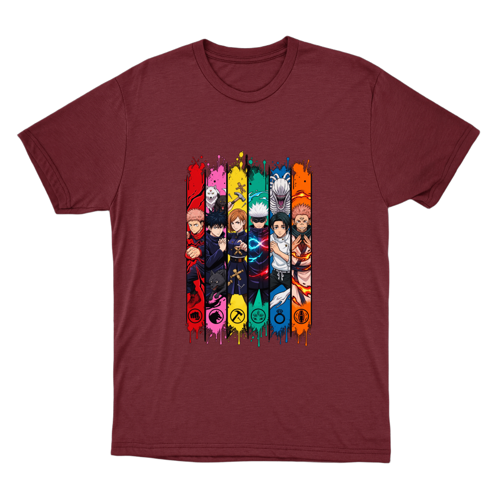 "Personagens - Jujutsu" Camiseta Básica Unissex