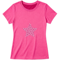 "Baby Look Pinky Star" Blusa Baby Look