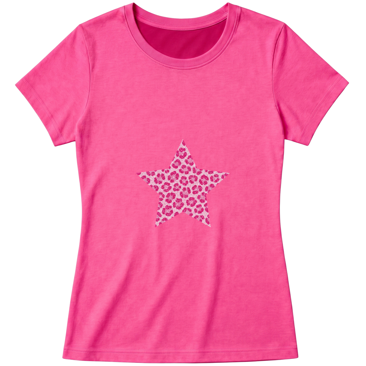 "Baby Look Pinky Star" Blusa Baby Look