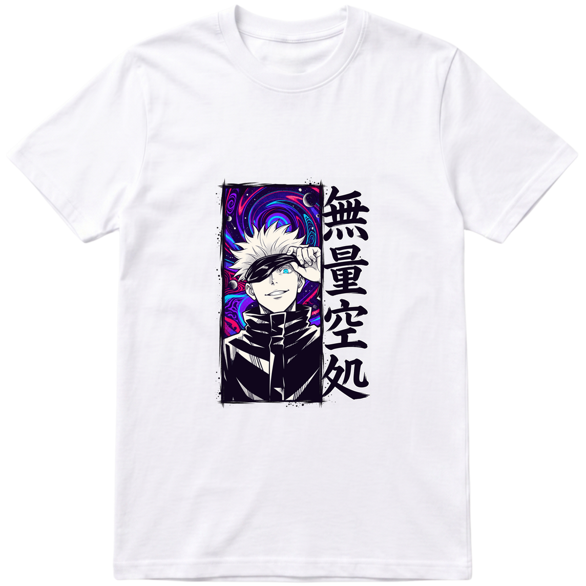 "Gojo - Jujutsu Kaisen" Camiseta Básica Unissex