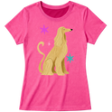 "Galgo Afegão" Blusa Baby Look