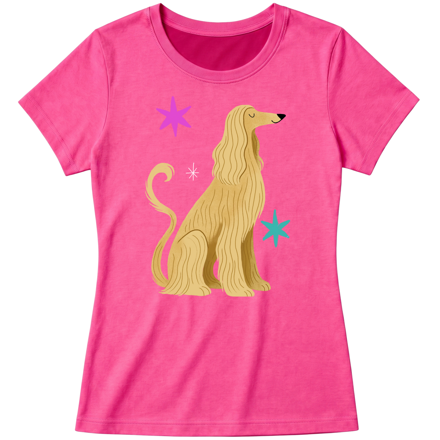 "Galgo Afegão" Blusa Baby Look