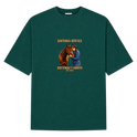"Estampa/SINTONIA RÚSTICA" Camiseta Oversized Suedine 220g