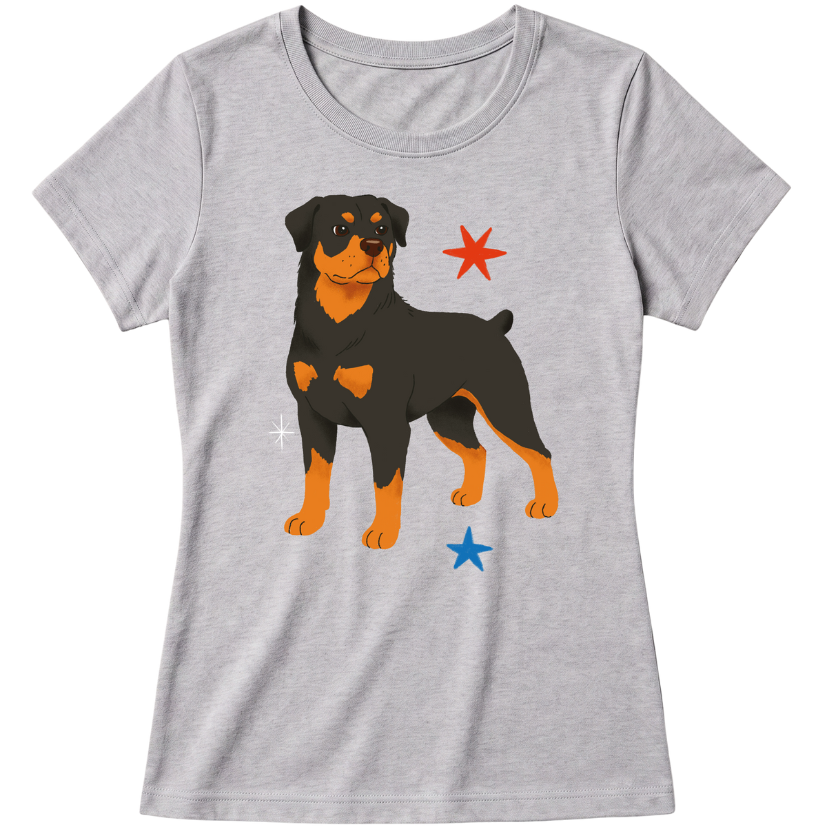 "Rottweiler" Blusa Baby Look