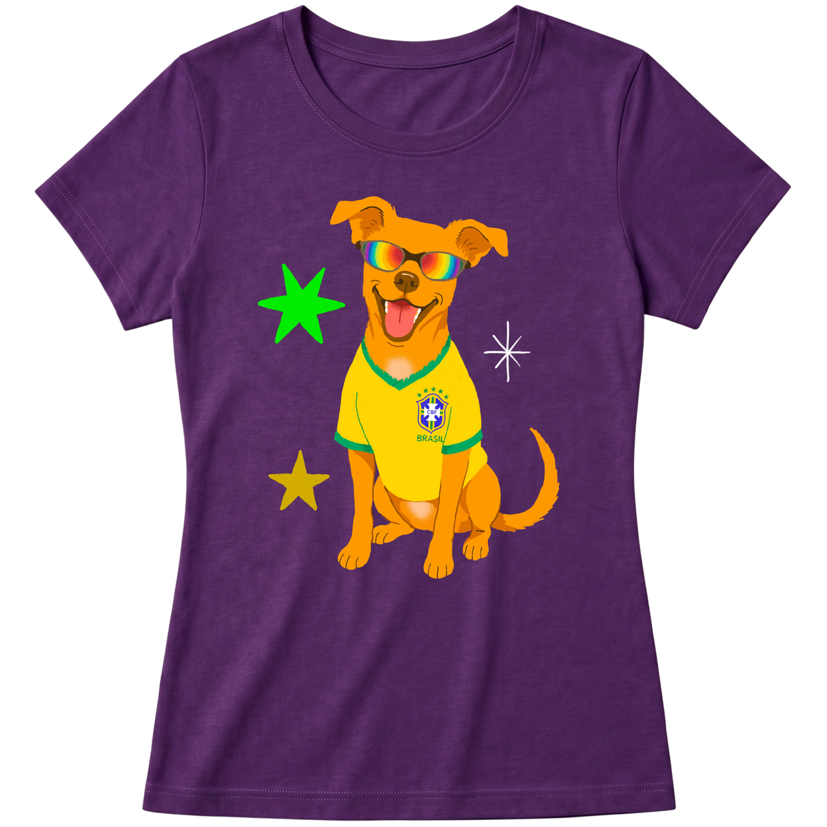 "Caramelo brasileiro" Blusa Baby Look