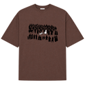 "FENDS | APENAS UM TOQUE" Camiseta Oversized Suedine 220g