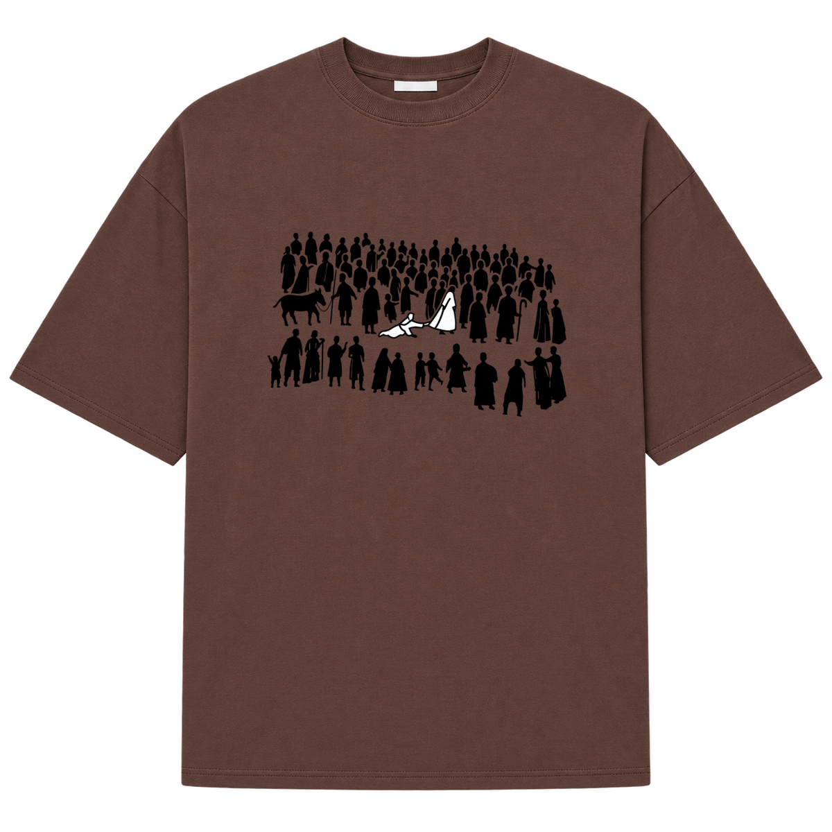 "FENDS | APENAS UM TOQUE" Camiseta Oversized Suedine 220g